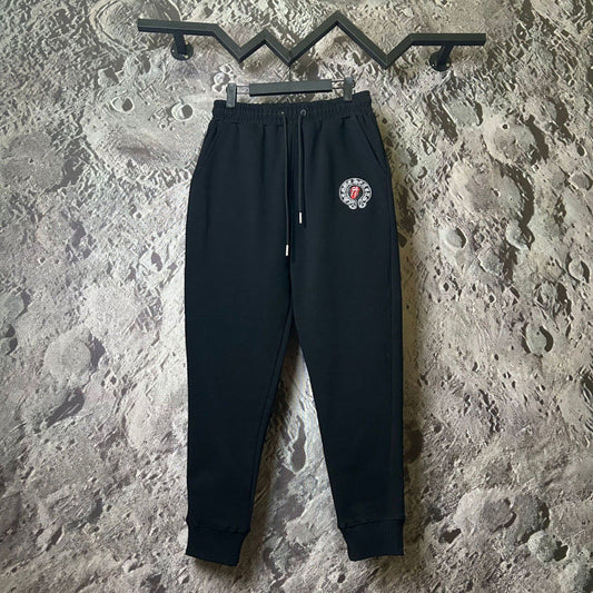 Chrome Hearts Circular Crest Logo Lounge Pants (Black)